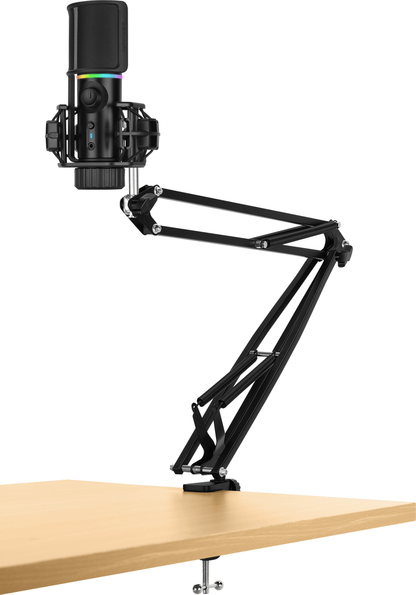 STREAMPLIFY MIC RGB -mikrofoni, sis. varsi