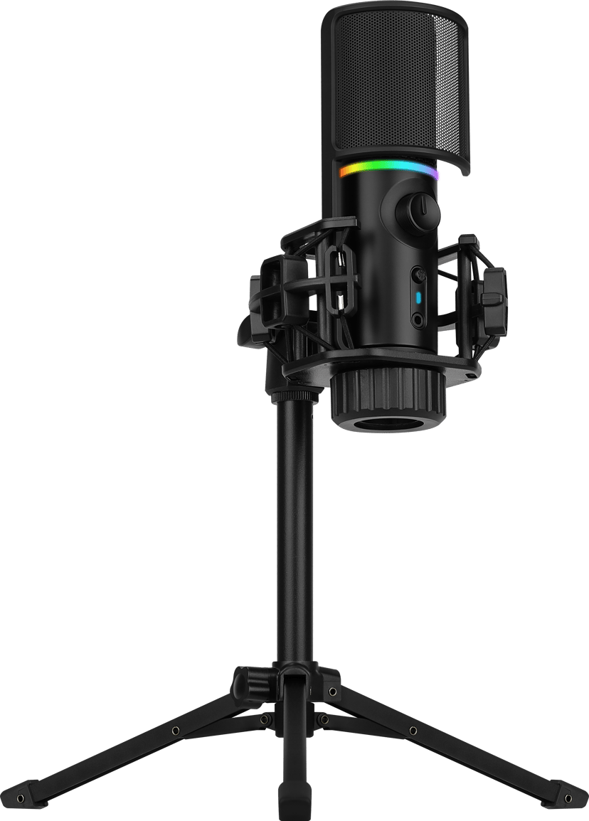 STREAMPLIFY MIC RGB -kolmijalkamikrofoni