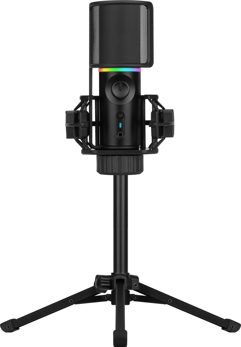 STREAMPLIFY MIC RGB -kolmijalkamikrofoni