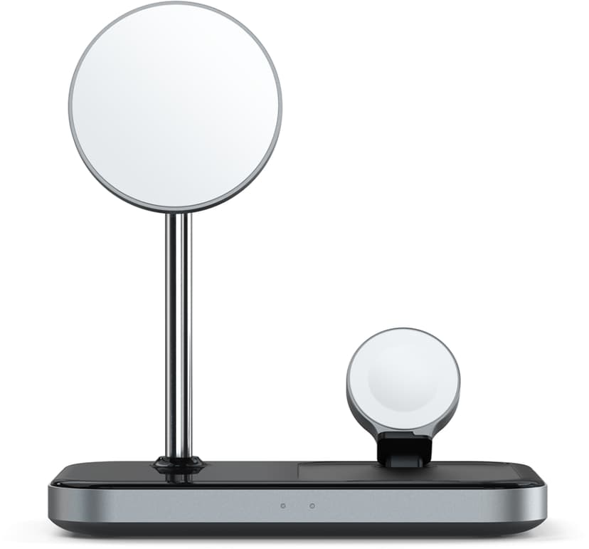 Satechi Magnetic 3-in-1 Wireless Charger Svart