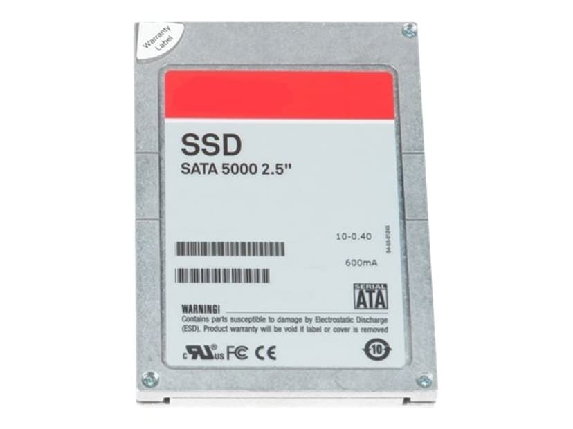 Dell 400-BDQI SSD-hårddisk 2.5" 3,84 TB Serial ATA III 2,5" SATA 6.0 Gbit/s