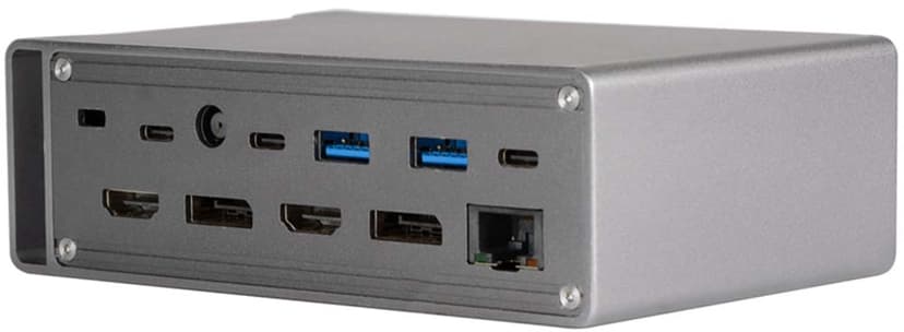 Prokord Workplace Alu Dockningsstation Displaylink 4K Torn USB Type-C