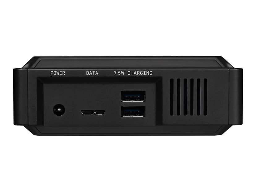 WD Black D10 Game Drive 8TB Musta, Valkoinen