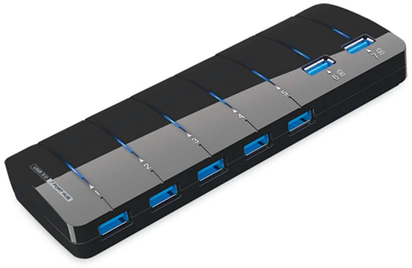 Prokord USB-Hubb USB 3.2 Gen 1 (3.1 Gen 1) Type-A USB 3.2 Gen 1 (3.1 Gen 1) Type-A