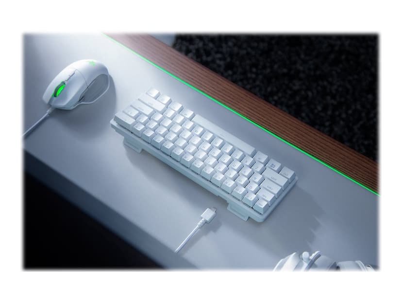 Razer Huntsman Mini näppäimistö USB Valkoinen