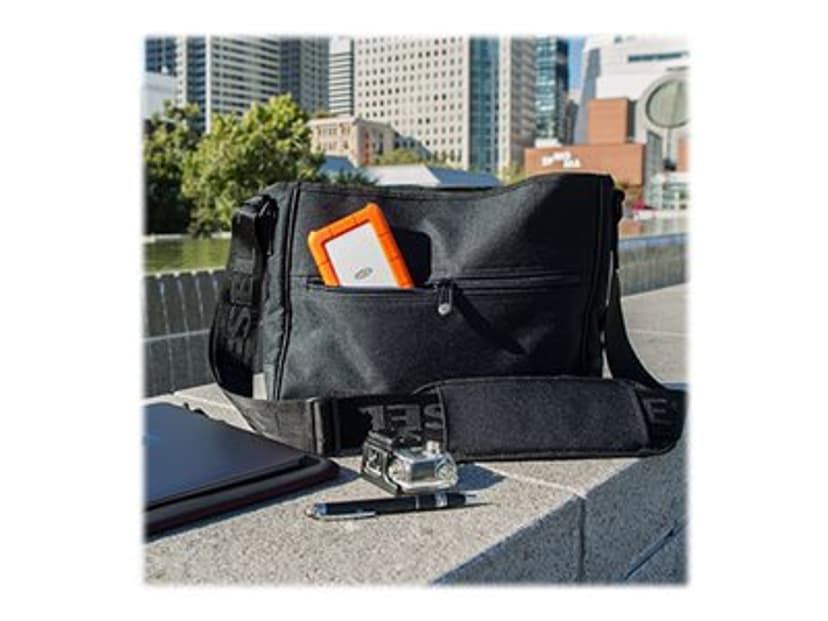 LaCie Rugged 2TB Mobile Drive Oransje, Sølv