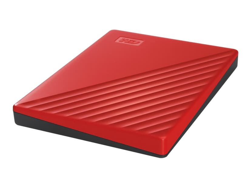 WD My Passport 2TB RED Rød