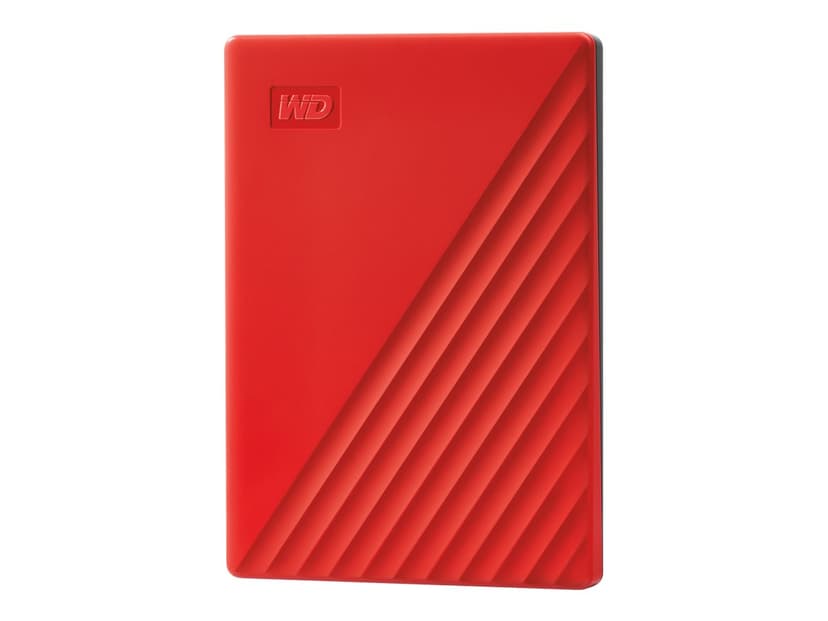 WD My Passport 2TB RED Rød