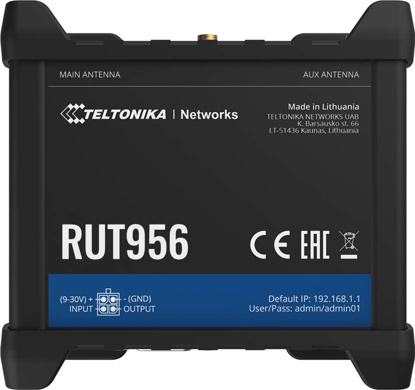 Teltonika RUT956 Industriell LTE-ruter #Global