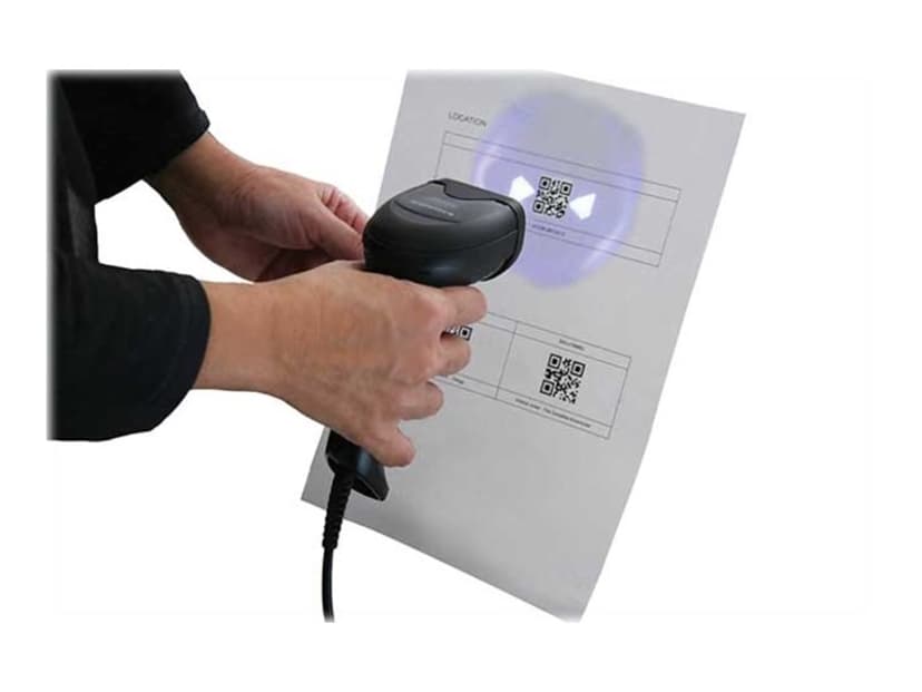 Datalogic QuickScan D2590 2D USB-Kit Svart + Auto Stand