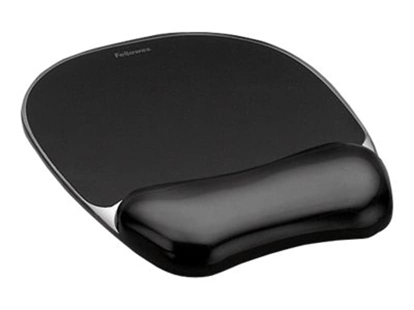 Fellowes Gel Crystal Black -hiirimatto ja -rannetuki