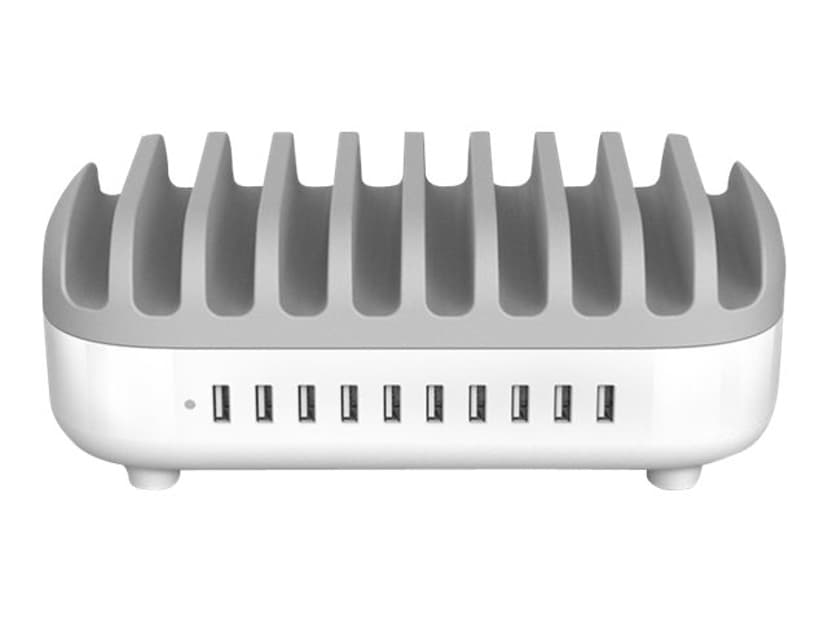 Maclocks Tablet / Phone USB Charging Hub Station 10 Ports