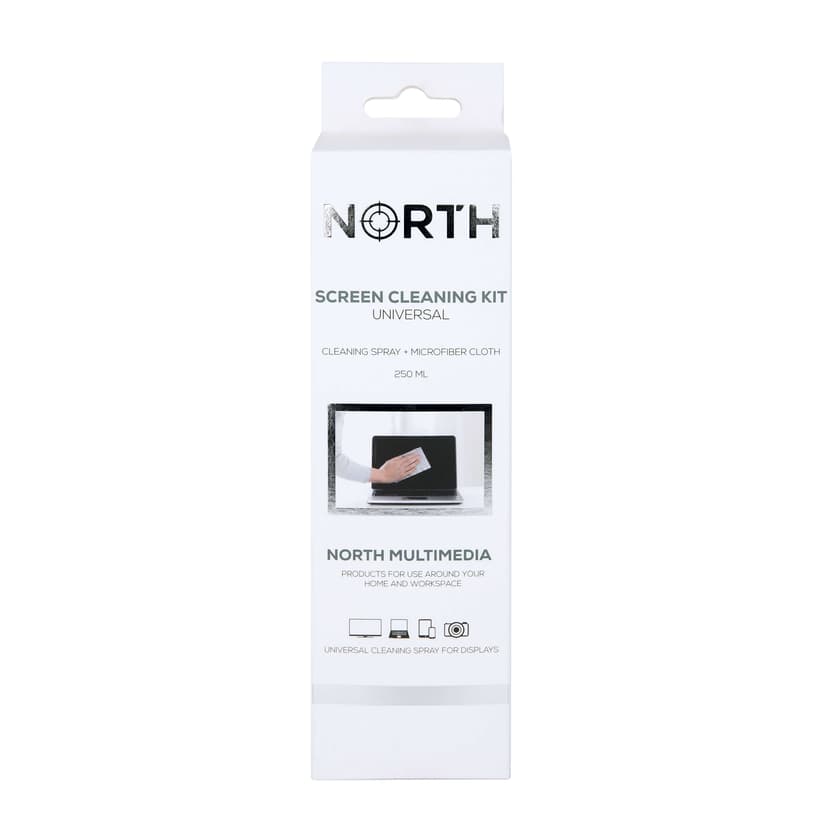 North Rengöringskit Universal Vätska 250ml och Rengöringsduk
