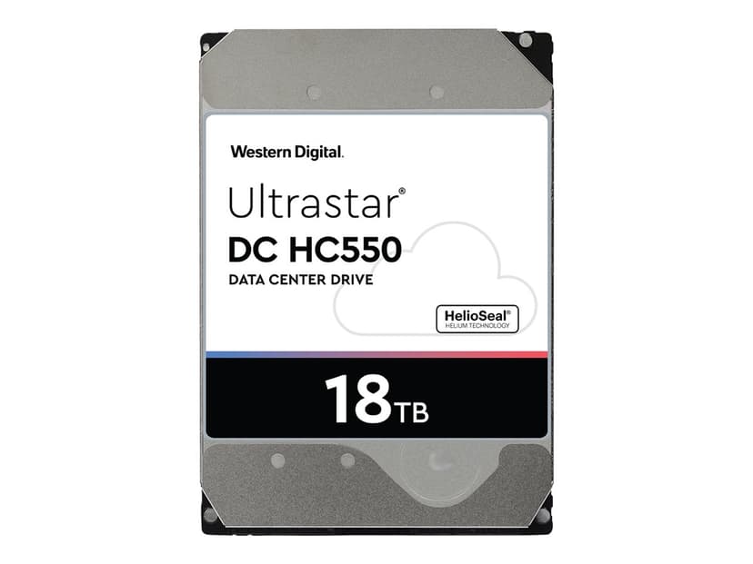WD Ultrastar DC HC550 18TB 512E 3.5" 7200r/min SATA 6.0 Gbit/s Harddisk
