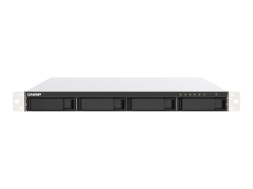QNAP TS-453DU-RP NAS Rack (1U) Nätverksansluten (Ethernet) Svart, Grå J4125