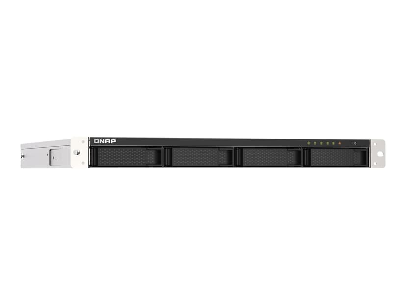 QNAP TS-453DU-RP NAS Rack (1U) Nätverksansluten (Ethernet) Svart, Grå J4125