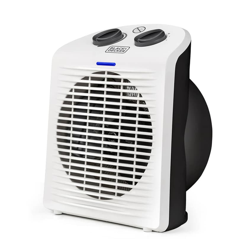 Black & Decker Lämpöpuhallin 2000 W IP21 valkoinen