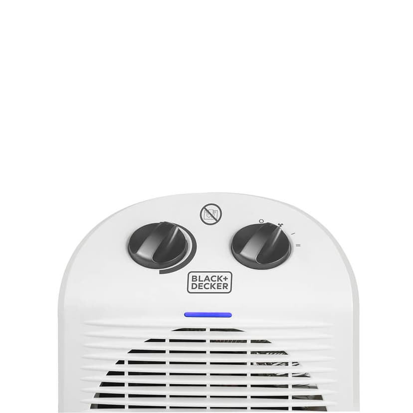 Black & Decker Lämpöpuhallin 2000 W IP21 valkoinen