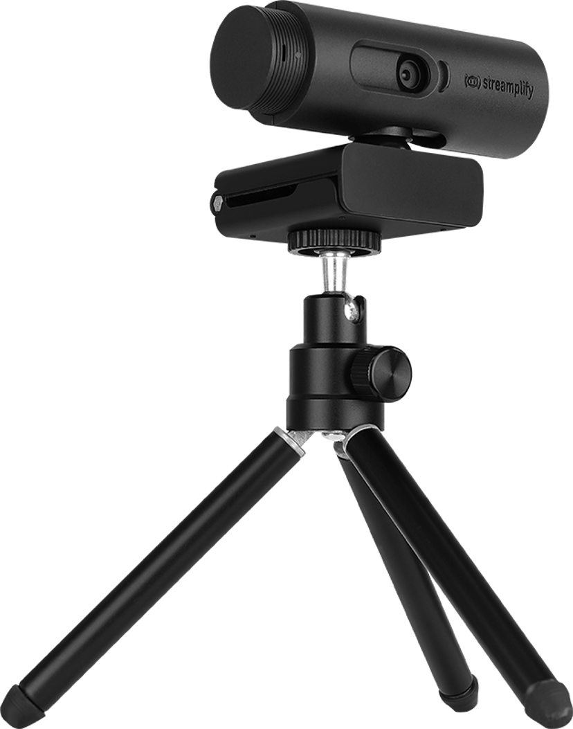 STREAMPLIFY CAM webcam 2 MP 1920 x 1080 pixel USB 2.0 Sort