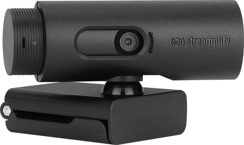 STREAMPLIFY CAM webkamera 2 MP 1920 x 1080 piksler USB 2.0 Sort