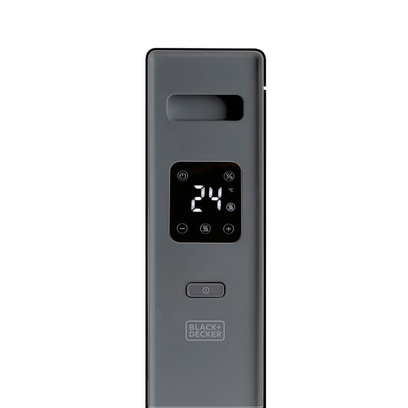Black & Decker Konvektorielementti 2000 W digitaalinen, musta