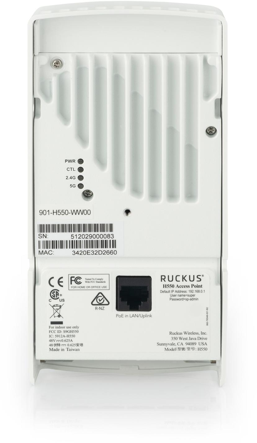 Ruckus H550 WiFi 6 accesspunkt för inomhusbruk