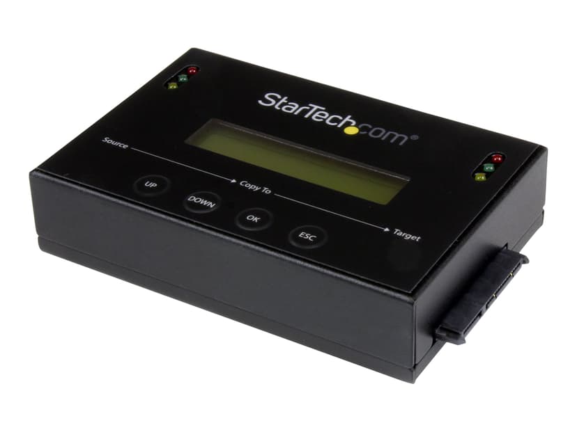 Startech StarTech.com Fristående 2,5/3,5" SATA-hårddiskduplikator med backup-bibliotek för flera HDD/SSD-avbildningar