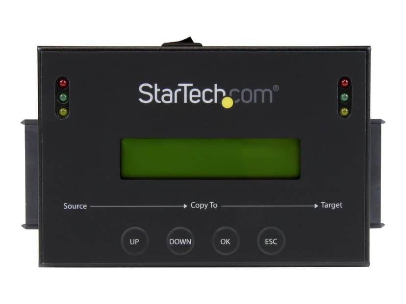 Startech StarTech.com Fristående 2,5/3,5" SATA-hårddiskduplikator med backup-bibliotek för flera HDD/SSD-avbildningar