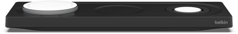 Belkin 3-in-1 Wireless Charging Pad With MagSafe Svart