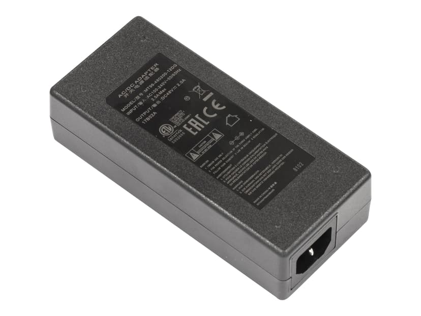 Mikrotik 48V/2A 96W Strömadapter med strömkabel 96W