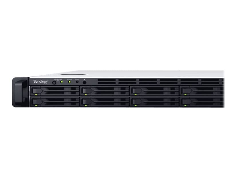 Synology FlashStation FS2500 datalagringsserver NAS Rack (1U) Ryzen Embedded V1780B 8 GB DDR4 0 TB Sort, Grå