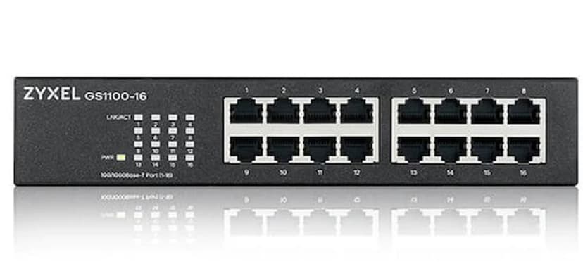 Zyxel GS1100-16 Ikke administreret Gigabit Ethernet (10/100/1000)
