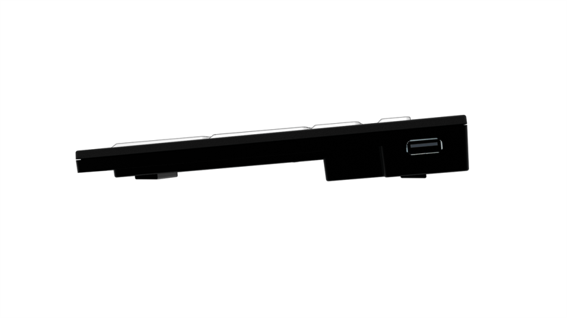 Logickeyboard Largeprint Nero For Pc Slim Black W-keys +lamp