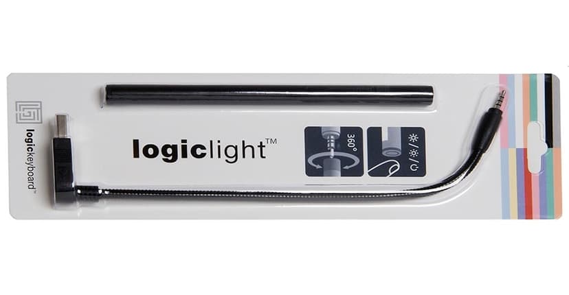 Logickeyboard Largeprint Nero For Pc Slim Black W-keys +lamp