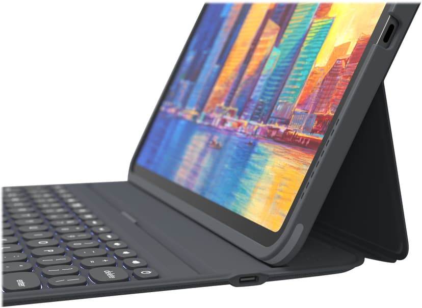 Zagg Keyboard Pro Keys - (Fyndvara klass 1) iPad Air 11" (M2), iPad Air 11" (M3) Nordisk Svart, Grå