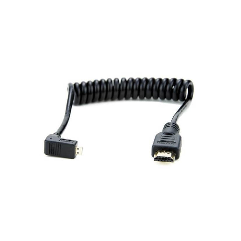 Atomos Micro HDMI til Full HDMI-kabel 30–45 cm 0.45m Micro HDMI HDMI Svart