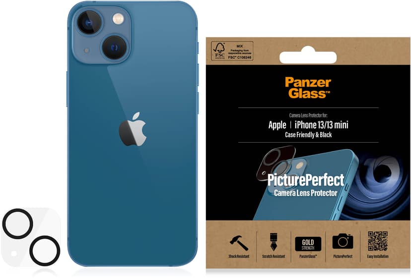 Panzerglass PicturePerfect Camera Lens Protector for iPhone 13/iPhone 13 Mini
