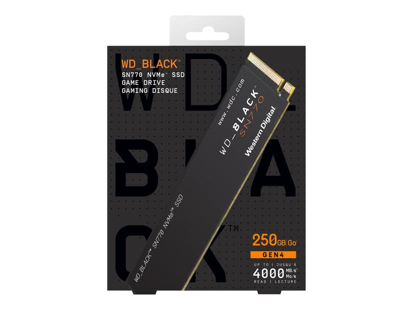 SanDisk Black SN770 250GB SSD M.2 PCIe 4.0