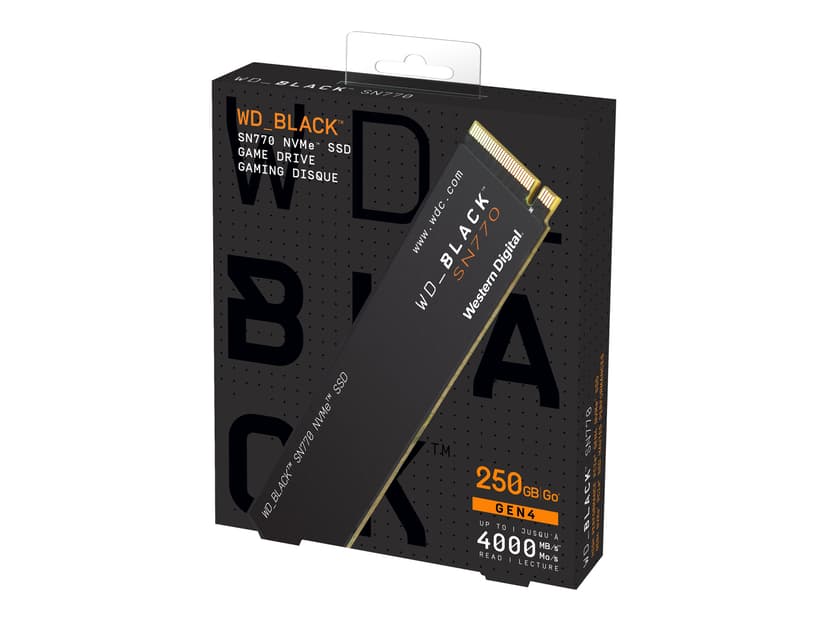 SanDisk Black SN770 250GB SSD M.2 PCIe 4.0