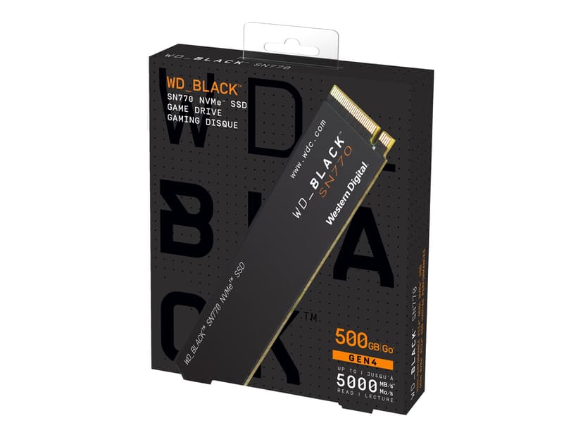 WD Black SN770 500GB SSD M.2 PCIe 4.0