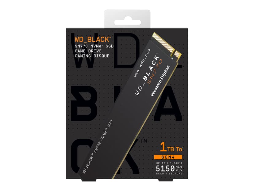 WD Black SN770 1TB SSD M.2 PCIe 4.0