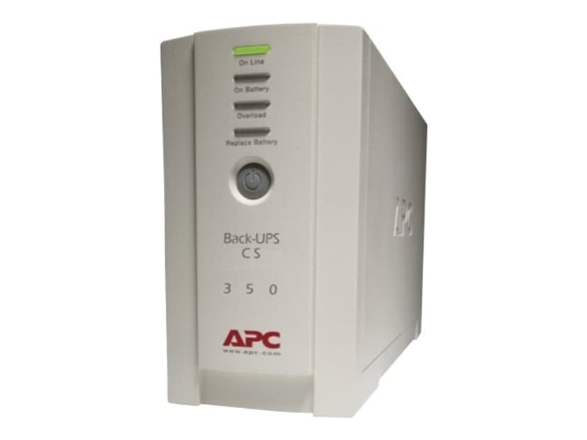 APC Back-UPS UPS-enhed Standby (offline) 0,35 kVA 210 W 4 AC stikkontakt(er)