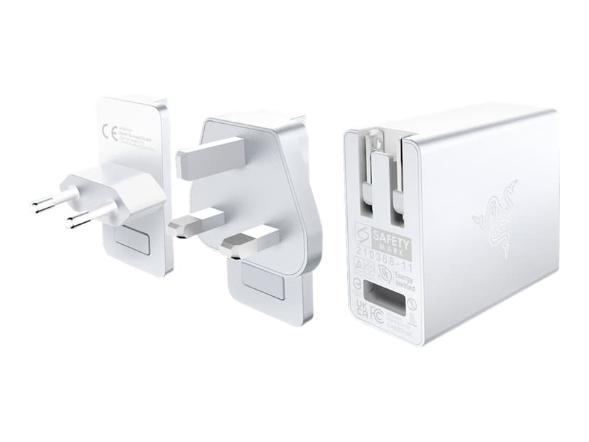 Razer USB-C 130W GaN Charger Valkoinen