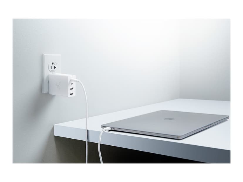 Razer USB-C 130W GaN Charger Valkoinen