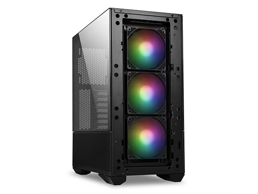 Lian-Li LANCOOL II MESH RGB Midi Tower Gjennomsiktig, Svart