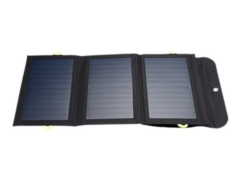 Sandberg Aurinkokennolaturi 21 W 2 x USB + USB-C 10000mAh Musta
