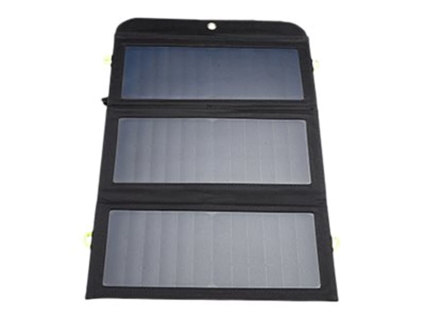 Sandberg Solcellelader 21 watt 2xUSB + USB-C 10000mAh Svart