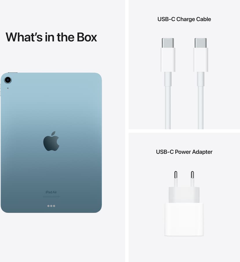 Apple iPad Air 5th gen (2022) Wi-Fi 8GB 10.9" Apple M 64GB Blå