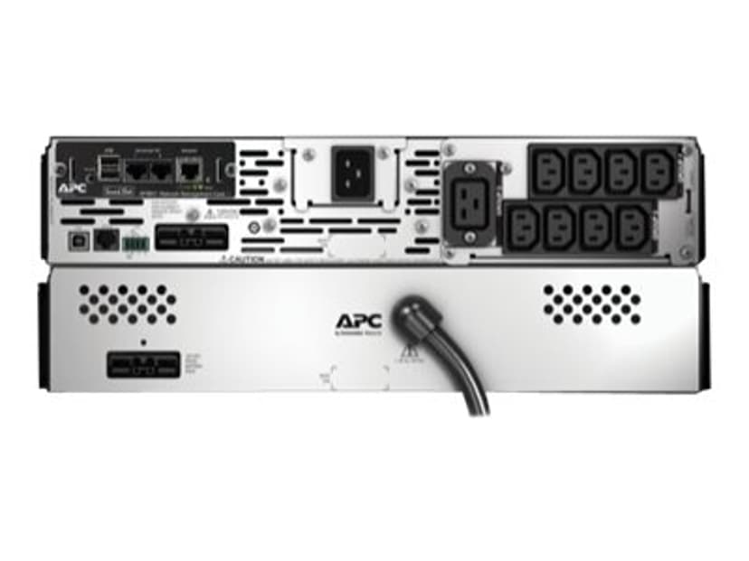 APC Smart-UPS X SMX3000RMHV2UNC Noodstroomvoeding - 3000VA, 8x C13, 1x C19 uitgang, USB, NMC