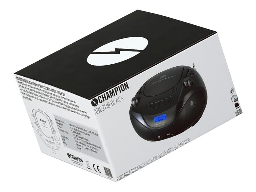 Champion BoomBox CD/Radio/MP3/USB